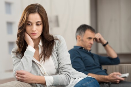 Couple dispute Small